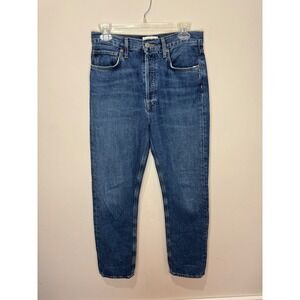 AGOLDE‎ 90'S Pinch Waist High Rise Straight Jeans Sz 26 100% Regenerative Cotton